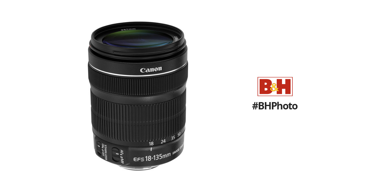 Canon EF-S 18-135mm f/3.5-5.6 IS STM Lens 6097B002 B&H Photo