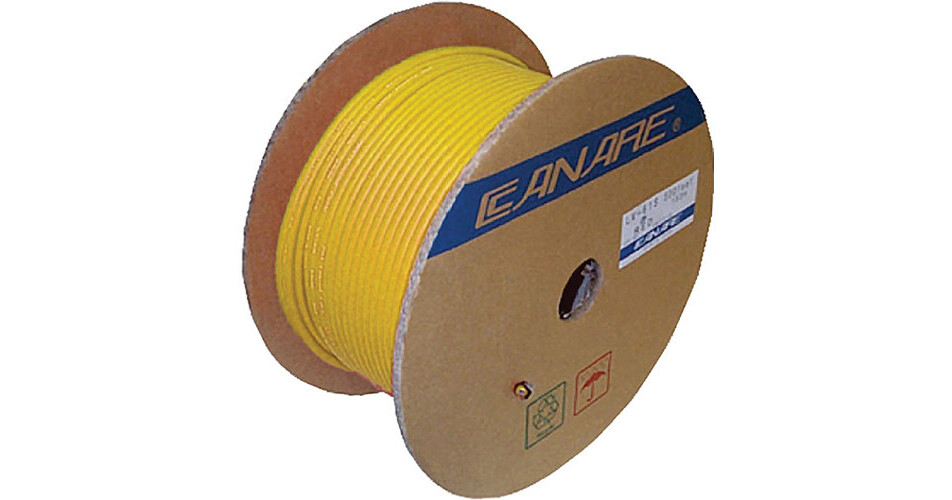 Canare L-4E6S Star Quad Microphone Cable L-4E6S 200M YEL B&H