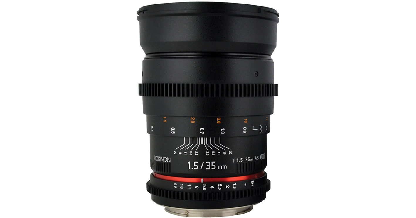 Rokinon 35mm T1.5 Cine AS UMC Lens for Sony E Mount CV35-NEX B&H