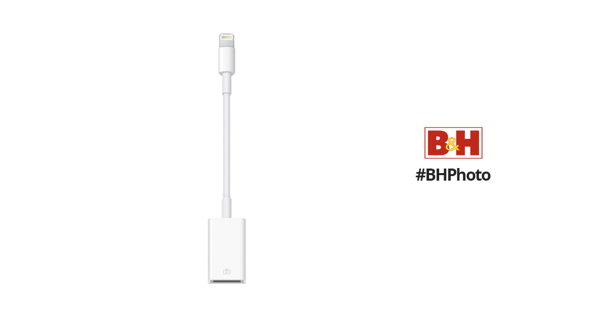 Apple Lightning to USB Camera Adapter MD821AM/A B&H Photo Video