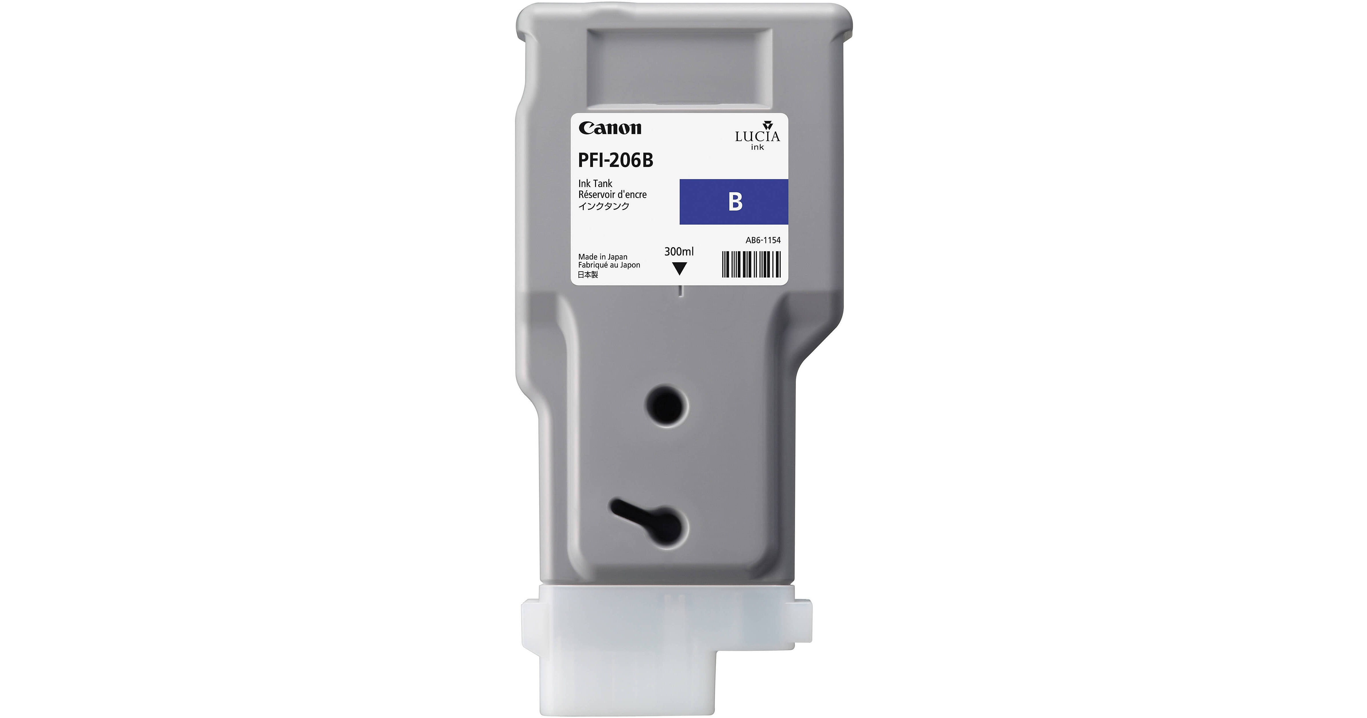 Canon PFI-206 Blue Ink Cartridge (300 ml)