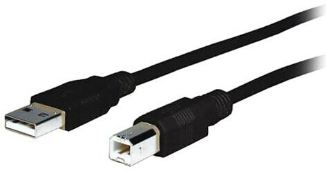 Comprehensive USB 2.0 A Male To B Male Cable - 6' USB2-AB-6ST