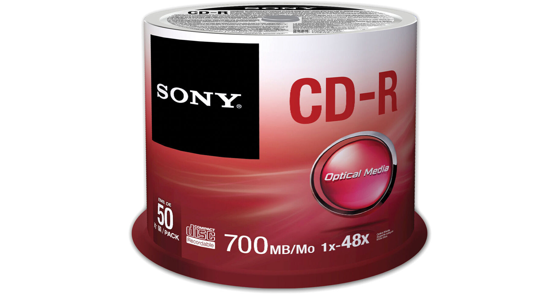 Sony Cd R 700 Mb Recordable Discs 50cdq80spus Bandh Photo Video