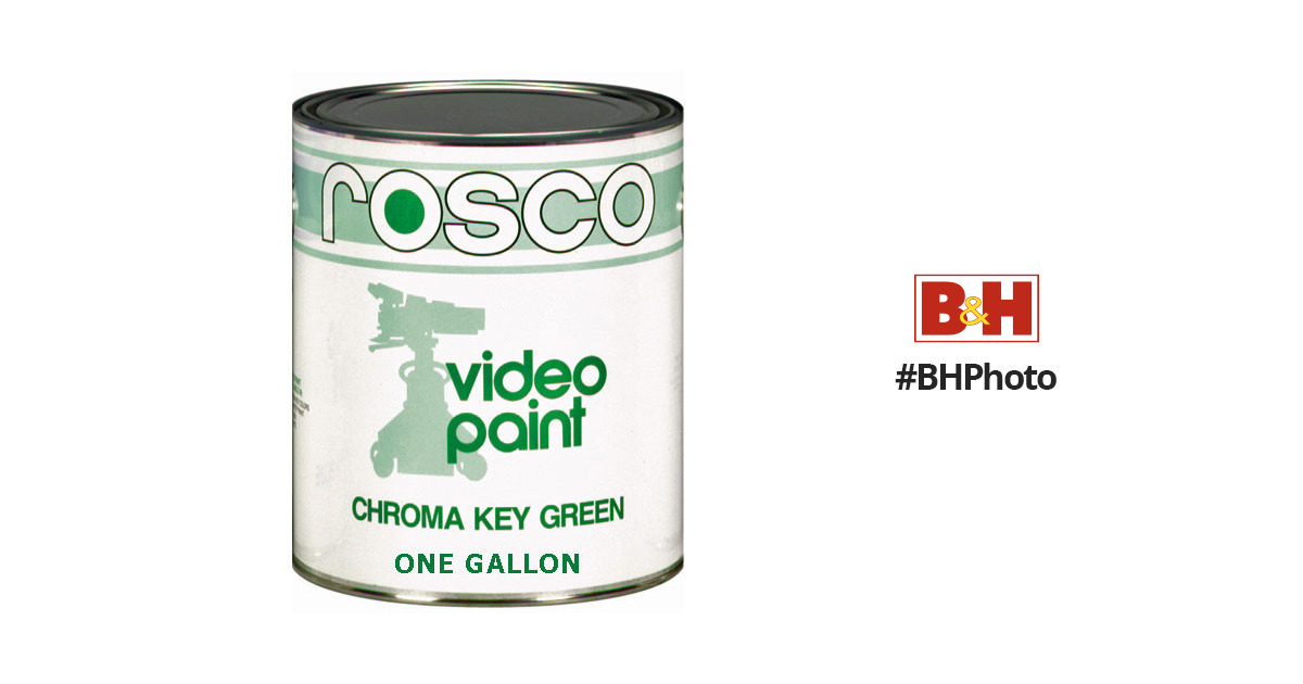 green chroma key paint