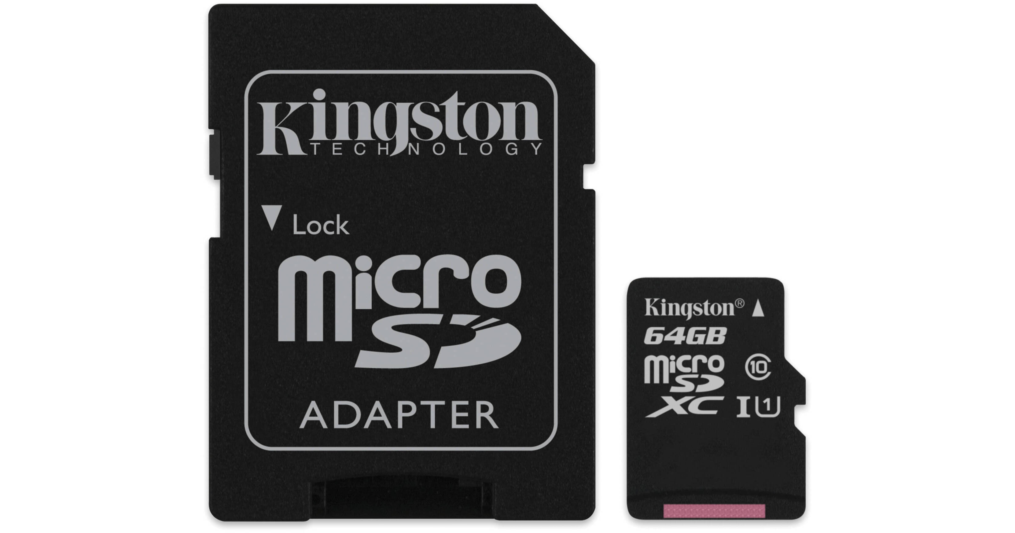 Kingston 64gb Microsdxc Memory Card Class 10 With Sd Sdcx1064gb 7036