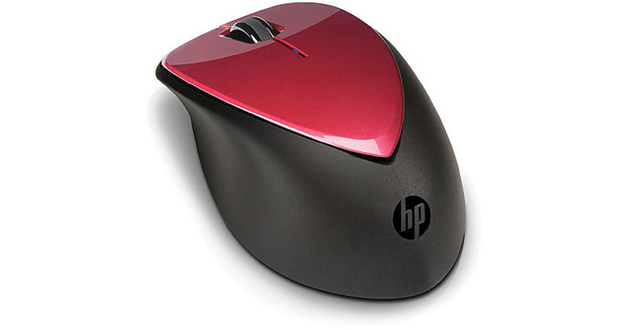 HP x4000 Wireless Mouse with Laser Sensor (Ruby Red) H1D33AAABA