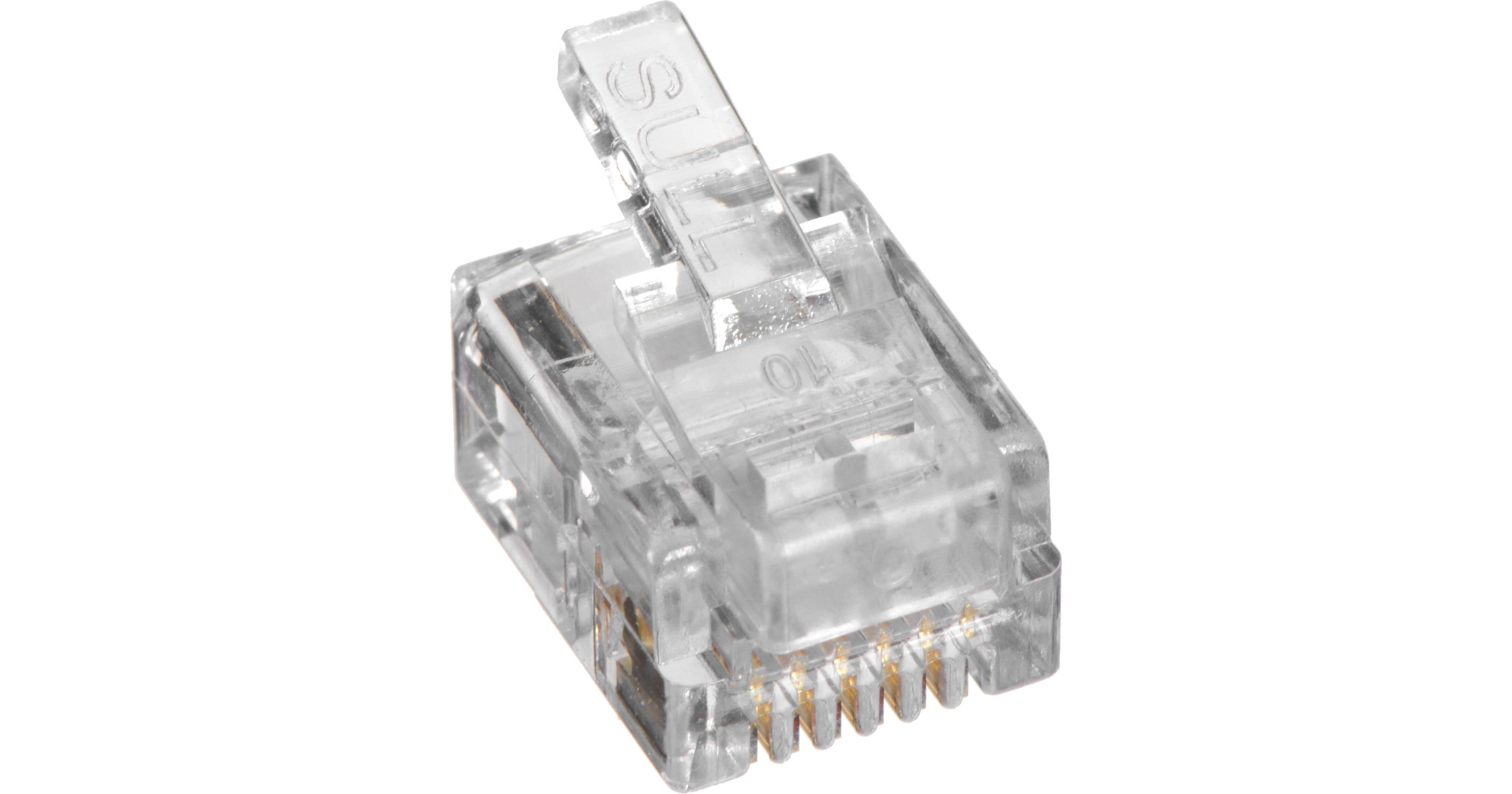 Platinum Tools EZRJ12/11 Connector with Standard Tab 100026B