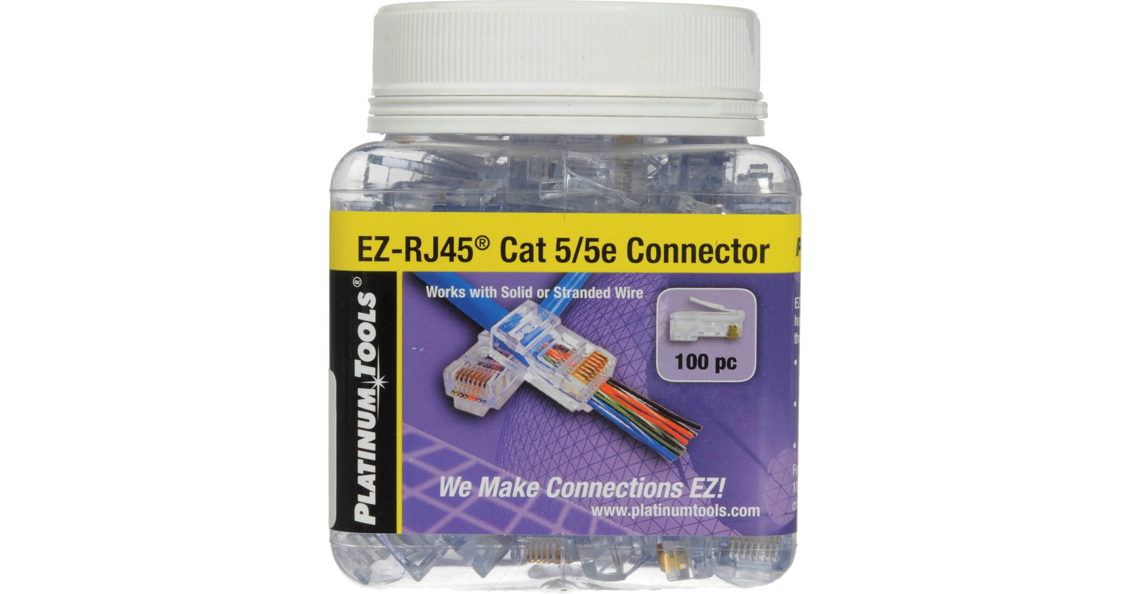 CON300-CAT5-EZ - Connector RJ45 for crimping, Special category 5, Front…