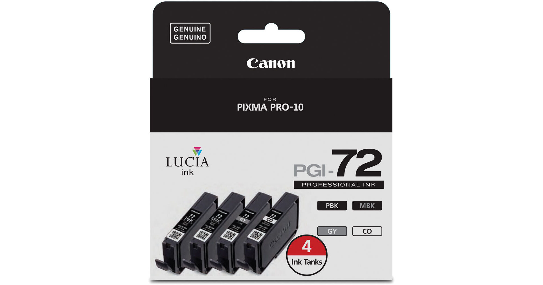 Canon LUCIA PGI-72 Ink Tank Value Pack with Chroma 6402B008 B&H