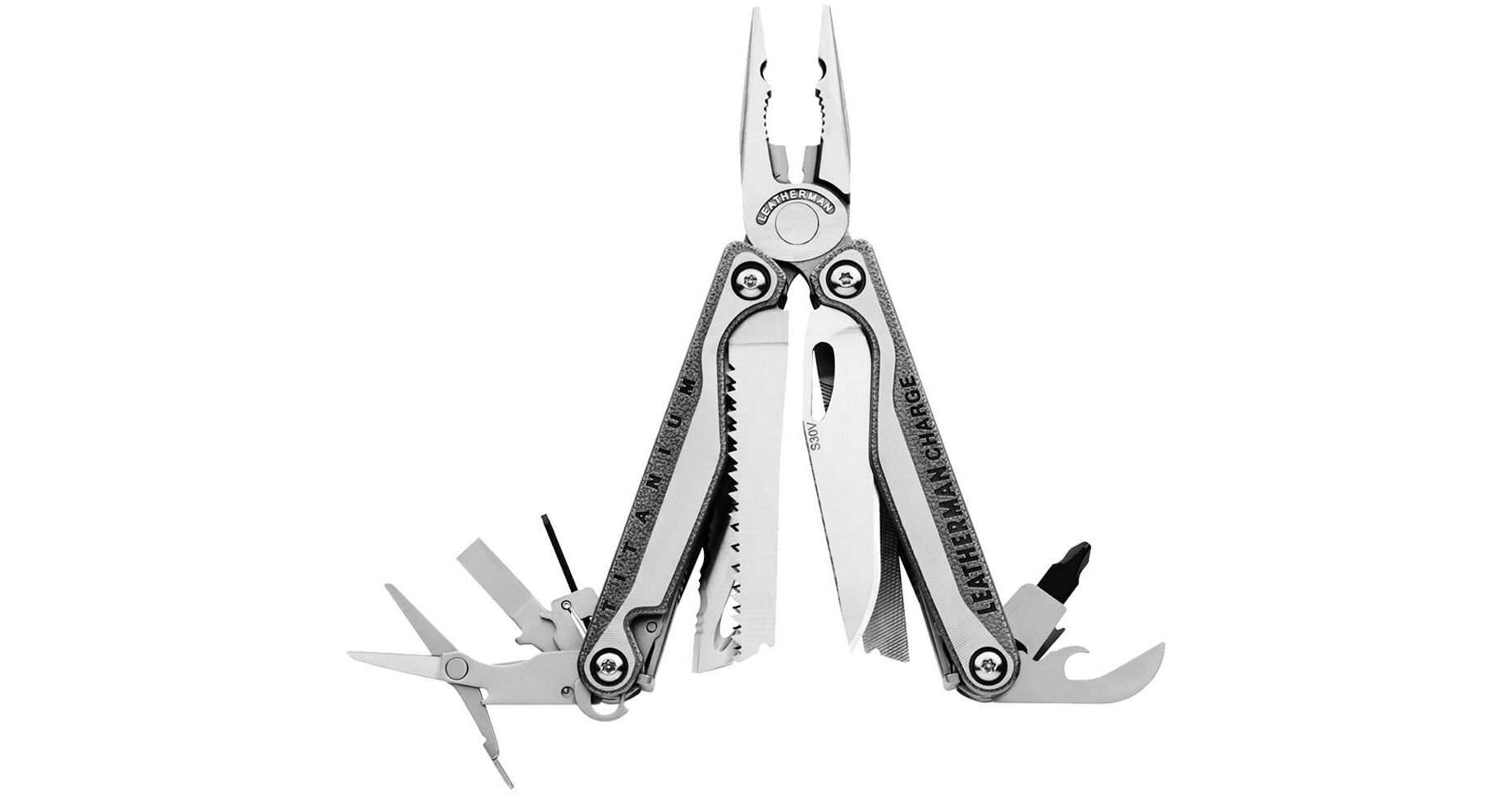 Leatherman Charge TTi MultiTool with Black Leather Sheath