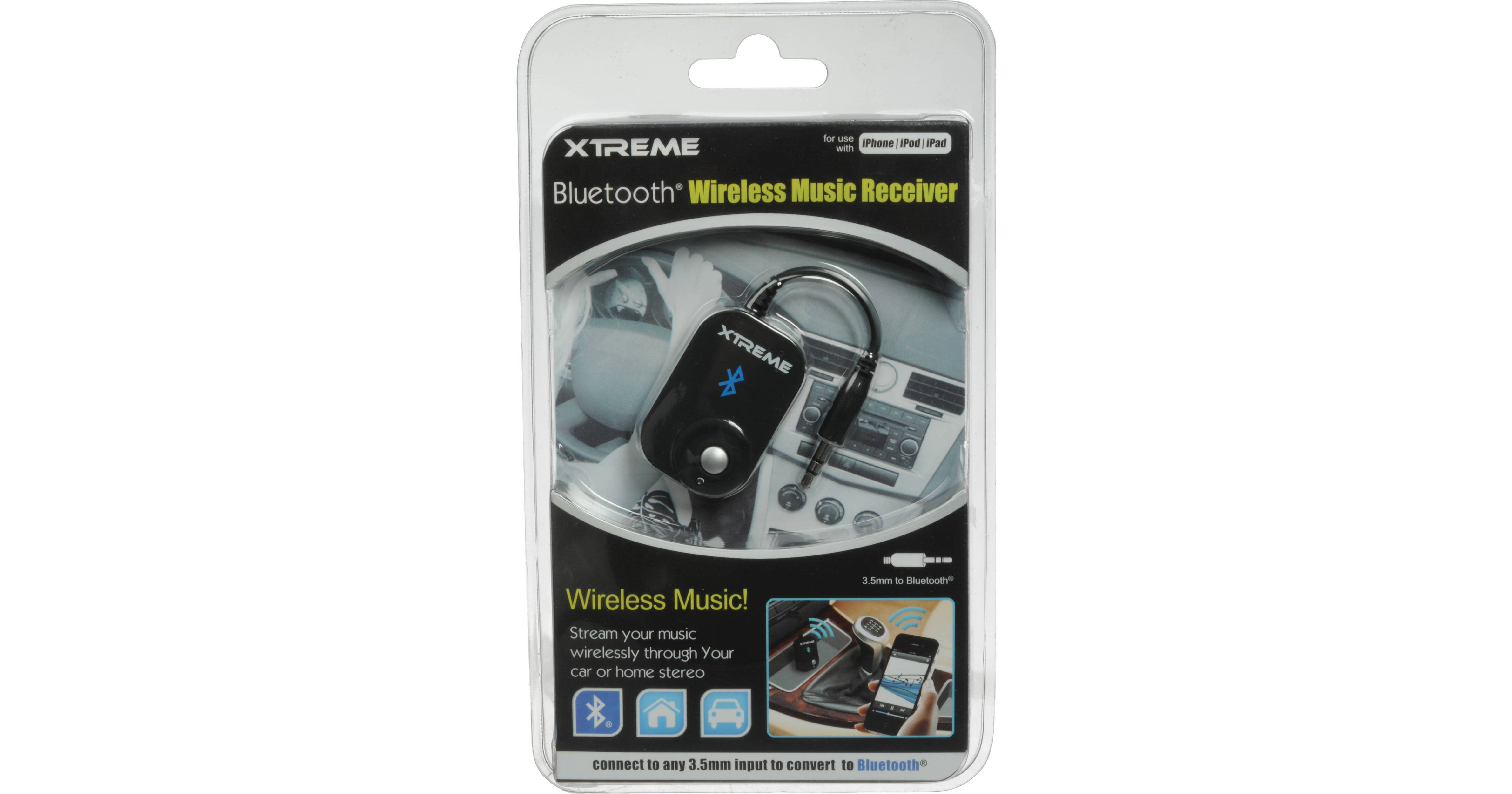 Xtreme Cables Bluetooth Wireless Music Receiver Black 51901