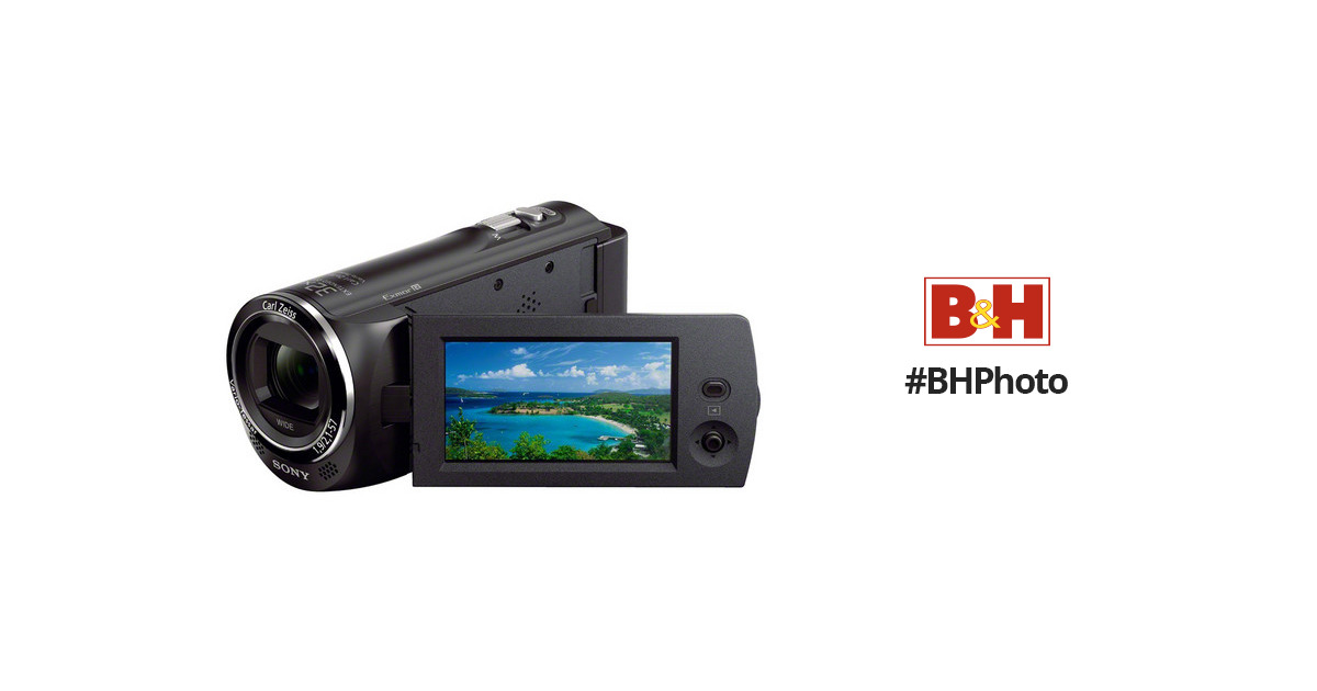 Sony HDR-CX220 HD Handycam Camcorder (Black) HDRCX220/B B&H