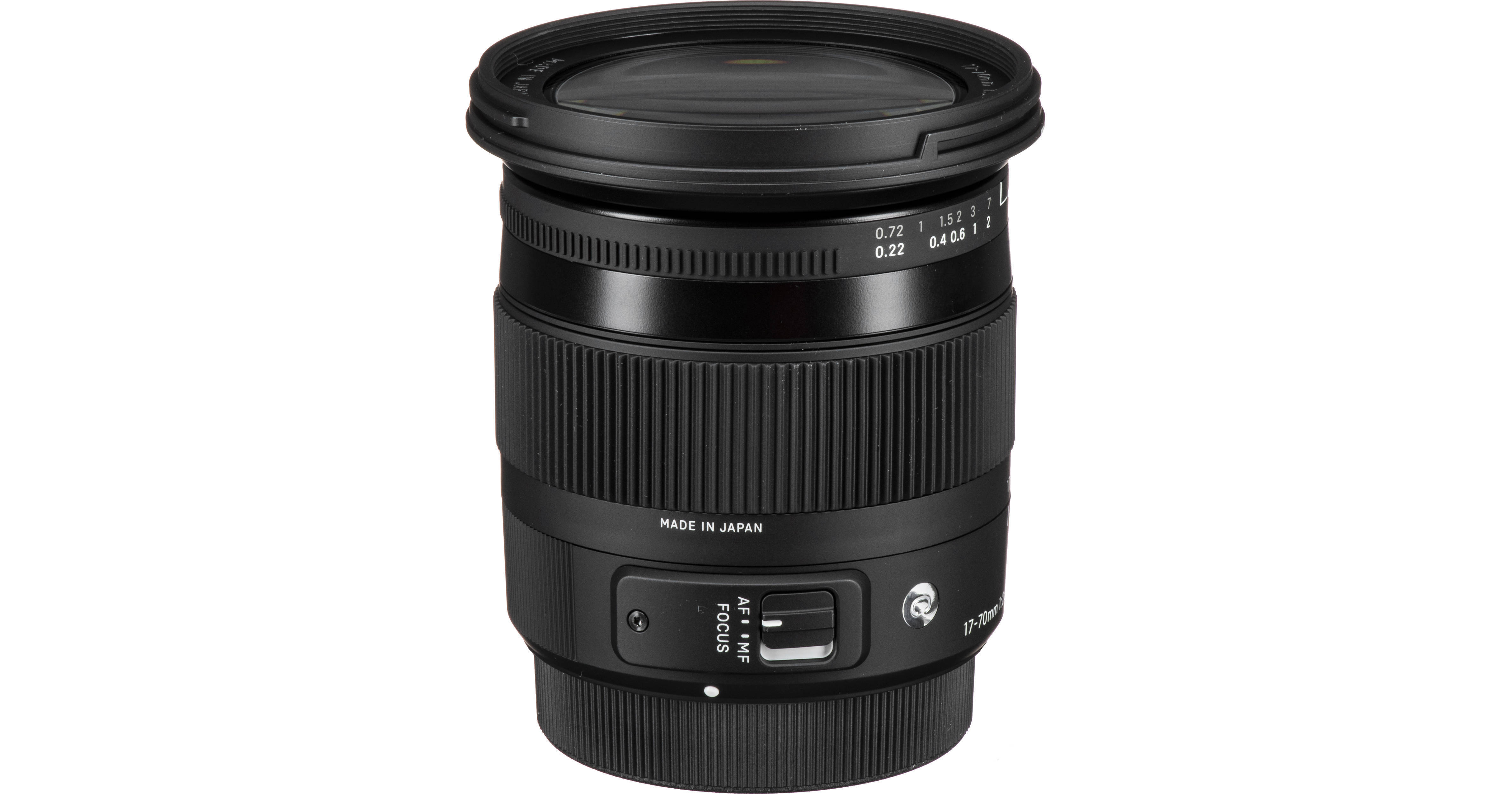 Sigma 17-70mm f/2.8-4 DC Macro HSM Contemporary Lens 884205 B&H