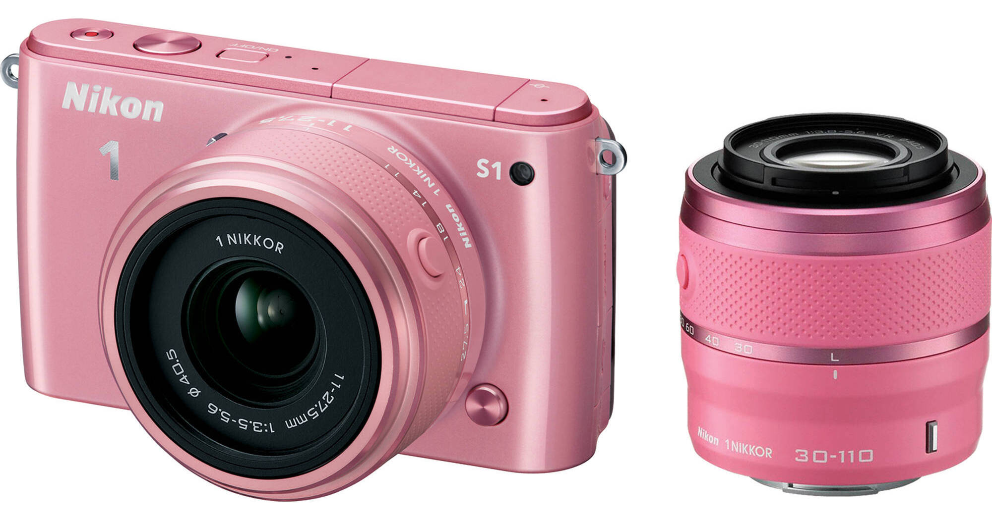 Nikon 1 S1 Mirrorless Digital Camera with 1127.5mm and 27630