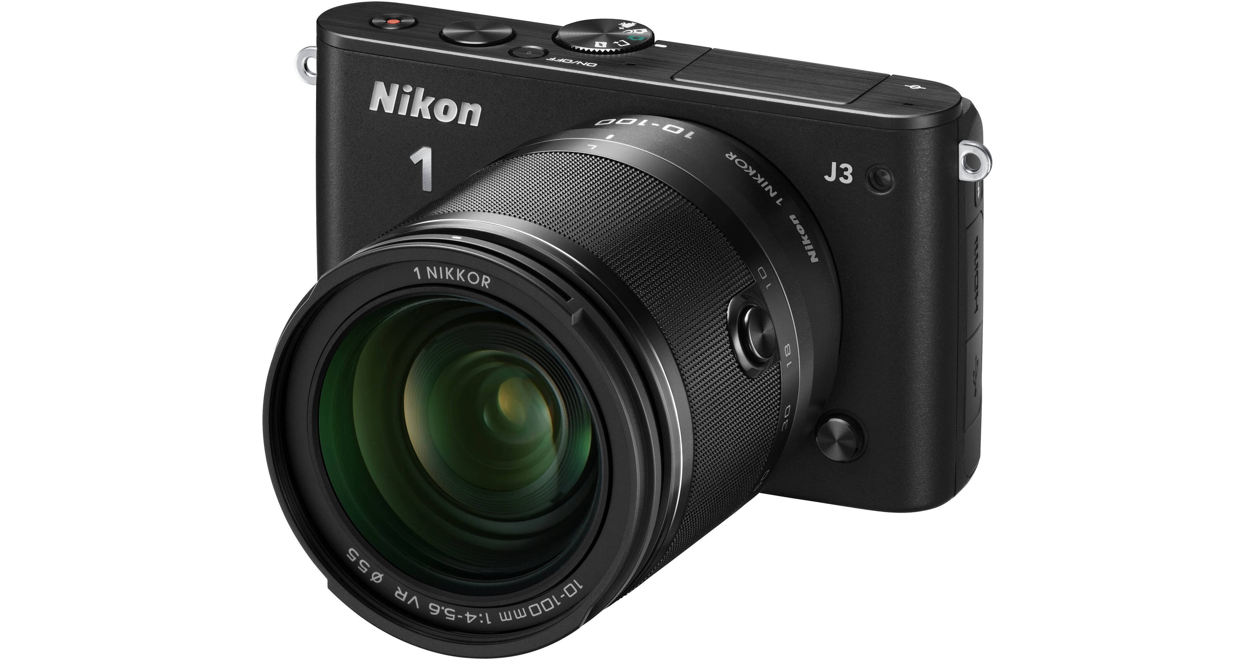 Nikon 1 J3 Mirrorless Digital Camera with 10100mm Lens 27657