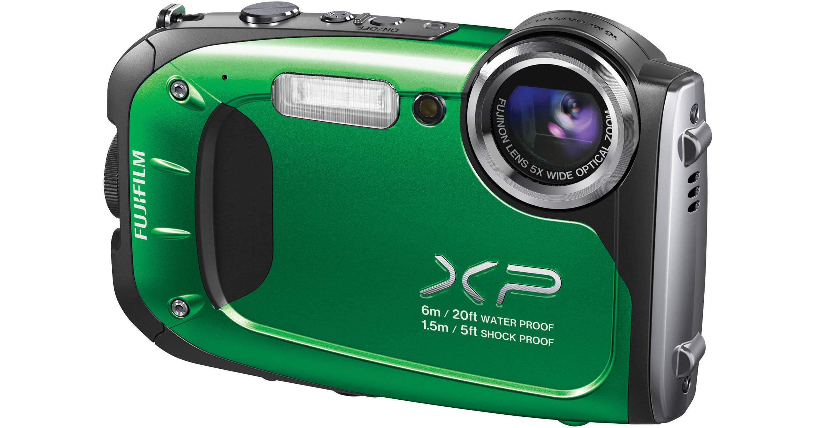 FUJIFILM FinePix XP60 Digital Camera (Green) 16318497 B&H Photo