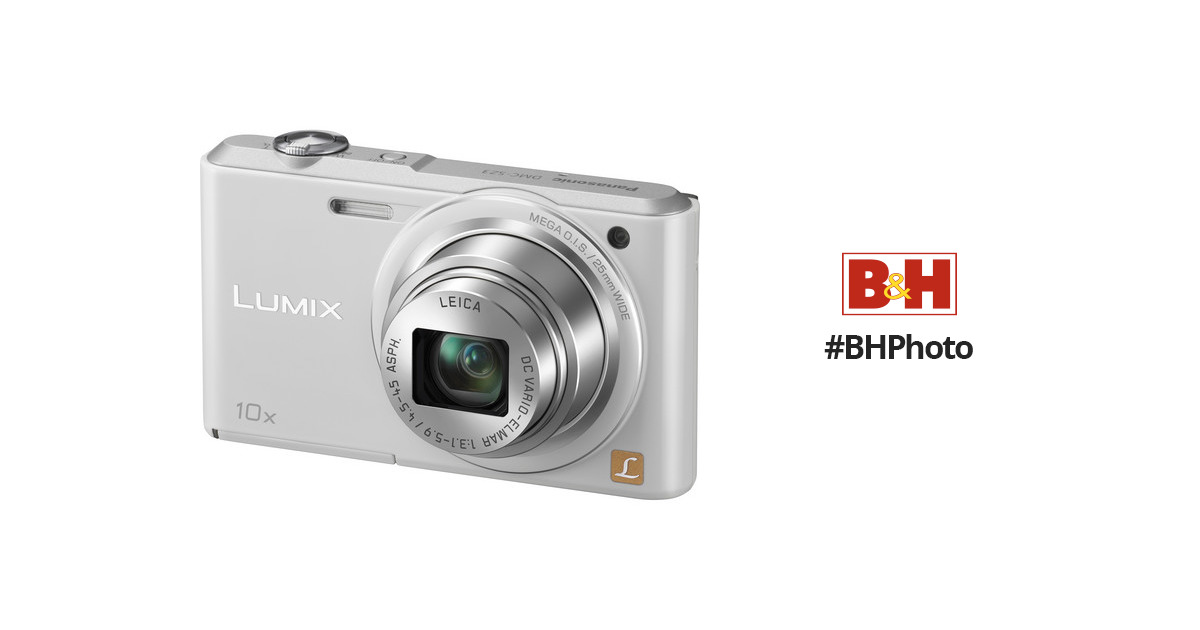 personeelszaken Voorverkoop Electrificeren Panasonic Lumix DMC-SZ3 Digital Camera (White) DMC-SZ3W B&H