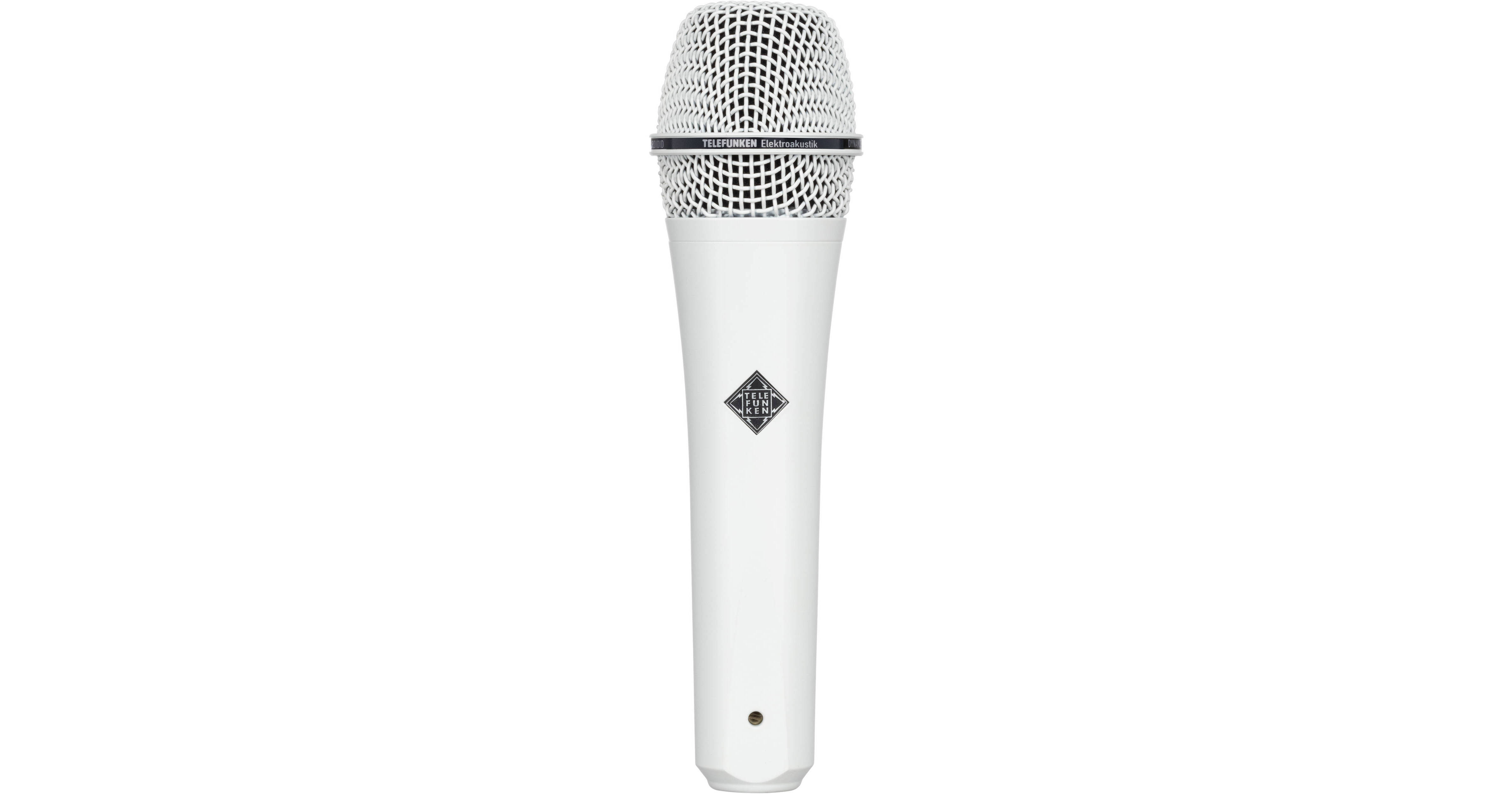 Telefunken M80 Custom Handheld Supercardioid Dynamic Microphone (White  Body, White Grille)