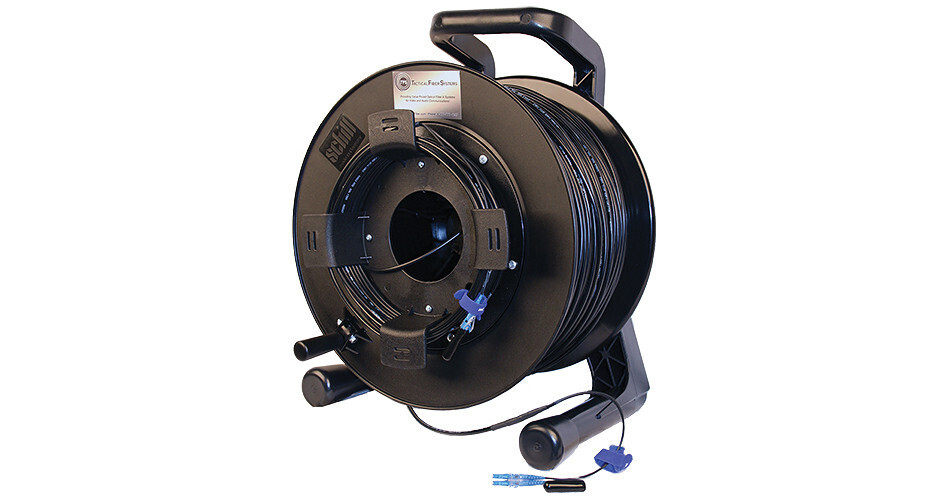 Tactical Fiber Cable with Reel 750 feet 2LC0750TFR