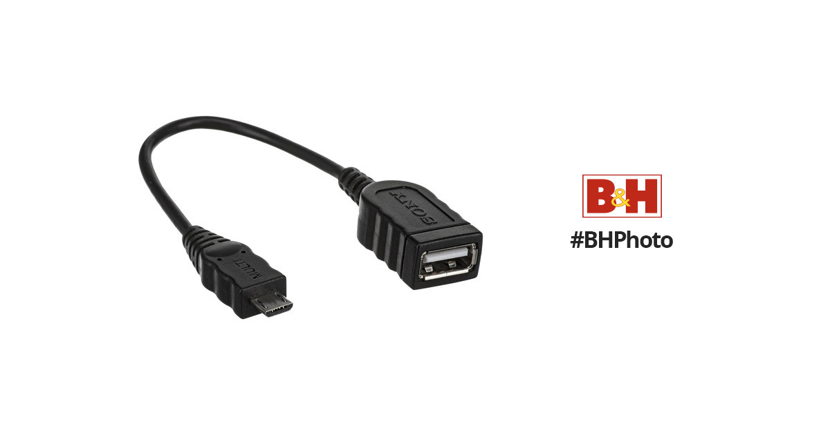 Usb Otg Host Pendrive Adaptador Cable Cable para Sony videocámara Handycam vmc-uam2 