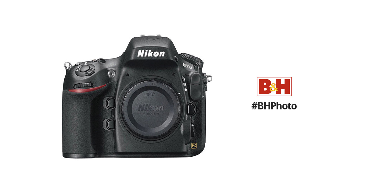 Nikon D800 DSLR Camera (Body Only, Refurbished) 25480B B&H Photo