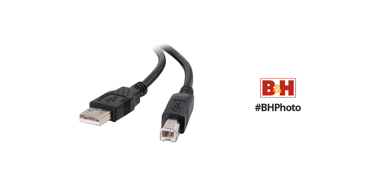 Black 3.3 Feet, 1 Meter Epson C2G 28101 USB Cable Scanners Brother USB 2.0 A Male to B Male Cable for Printers Canon Dell HP and More 