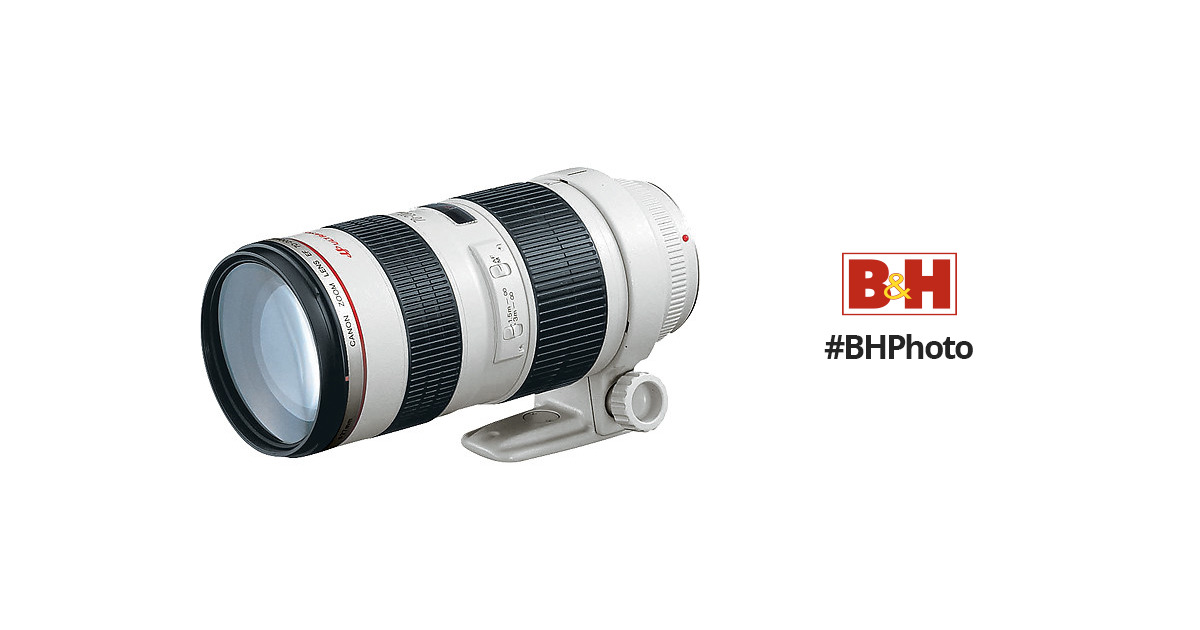 Canon EF 70-200mm f/2.8L USM Lens 2569A004 B&H Photo Video