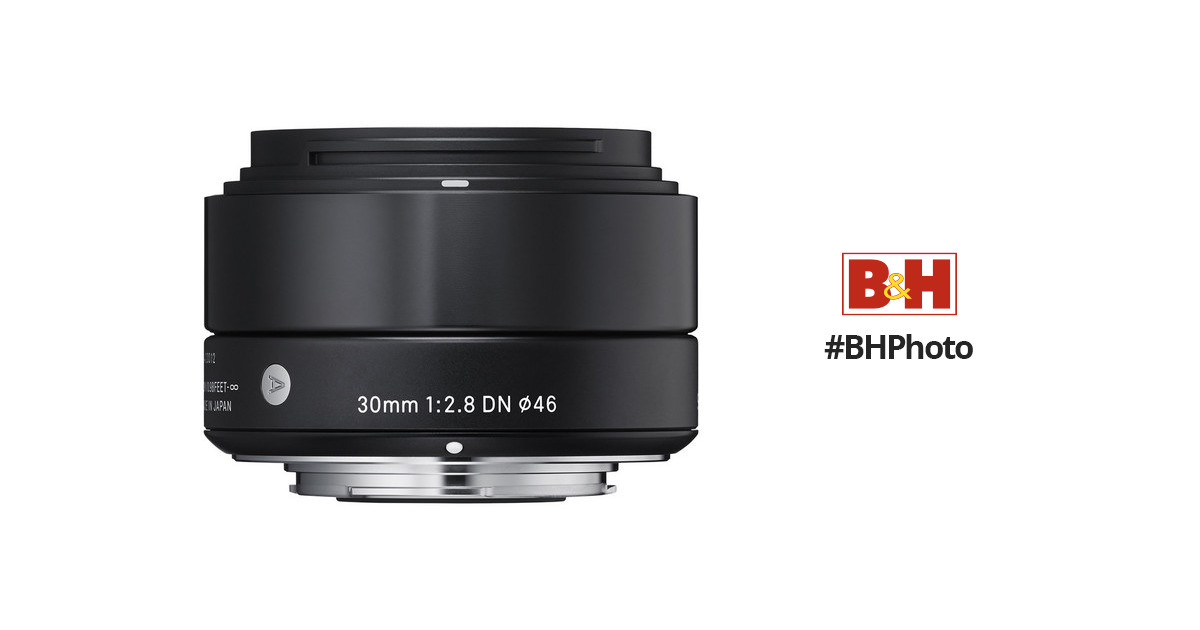 Sigma 30mm f/2.8 DN Art Lens for Micro Four Thirds (Black)