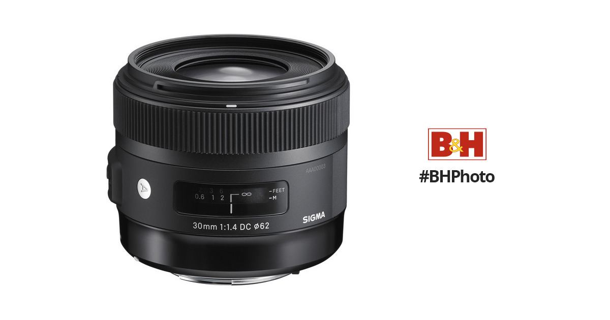 カメラ レンズ(単焦点) Sigma 30mm f/1.4 DC HSM Art Lens for Sigma SA