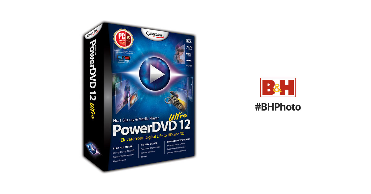Cyberlink Powerdvd 12 Ultra Dvd Ec00 Rpu0 01 B H Photo Video