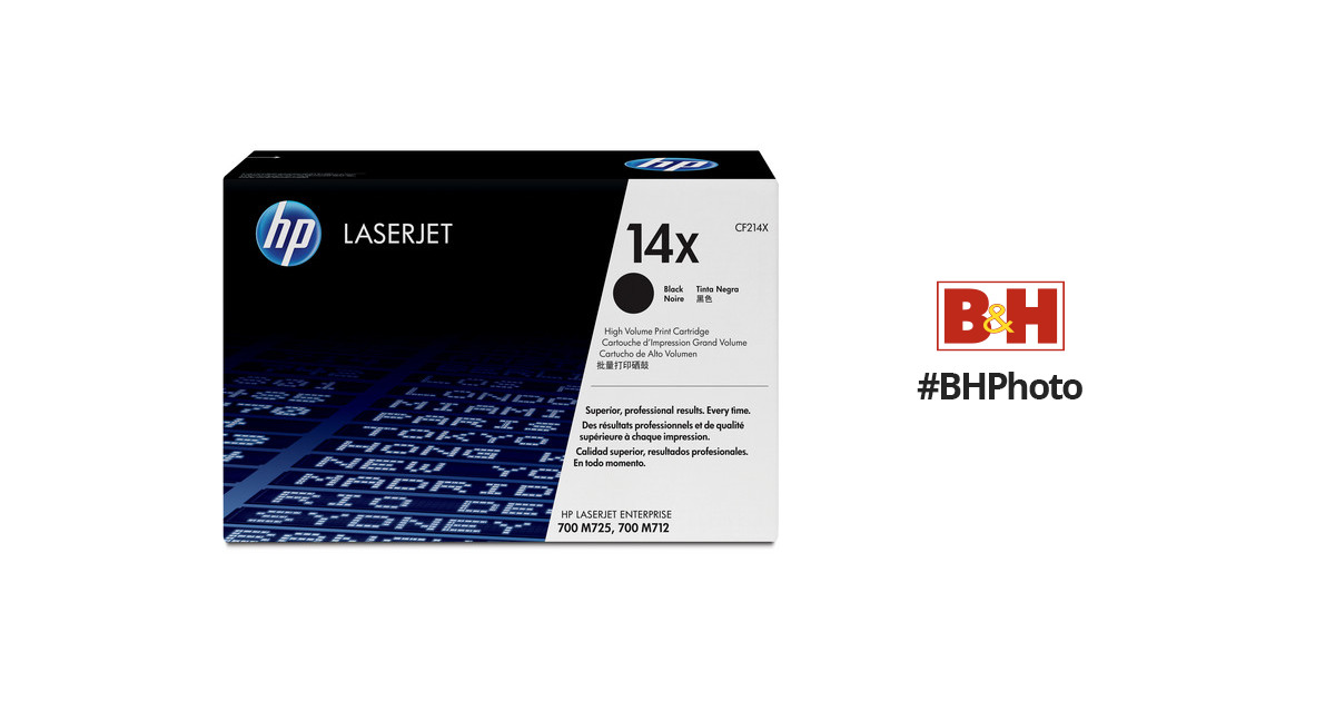 HP 14X LaserJet High-Yield Black Toner Cartridge