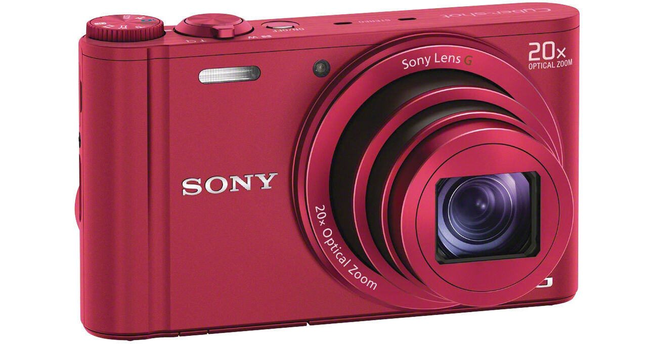 Sony Cyber-shot DSC-WX300 Digital Camera (Red) DSCWX300/R B&H