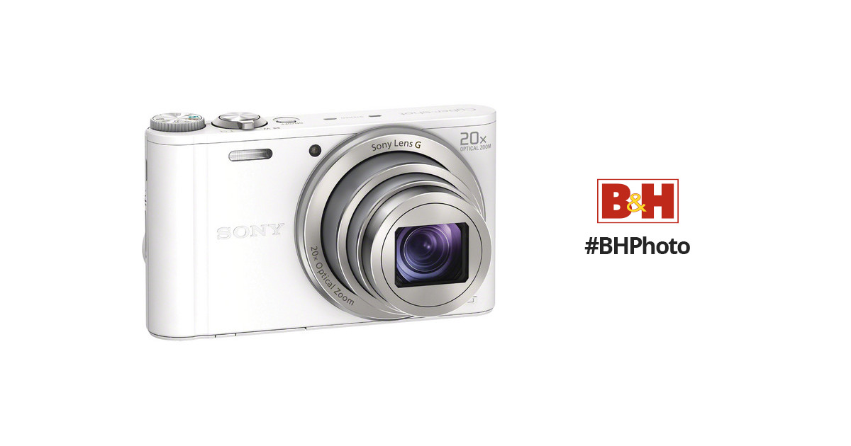 Sony Cyber-shot DSC-WX300 Digital Camera (White) DSCWX300/W B&H
