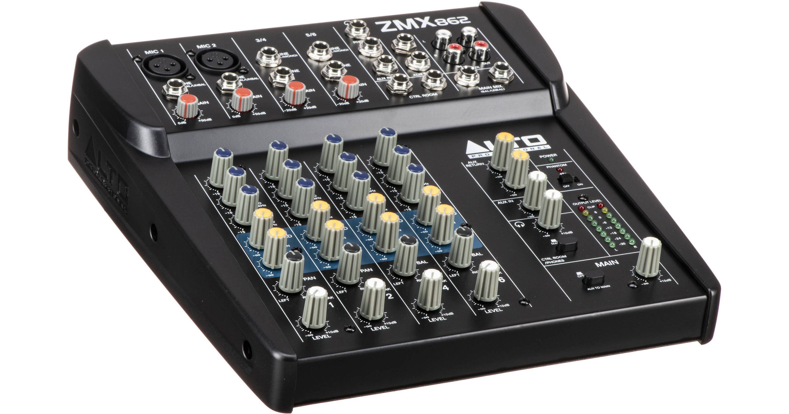 Alto Professional ZMX862 Zephyr Series 6-Channel Compact ZMX862