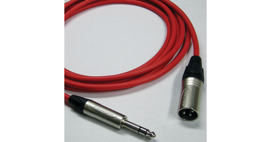 Canare Star Quad 3Pin XLR Male to 1/4 TRS Male Cable