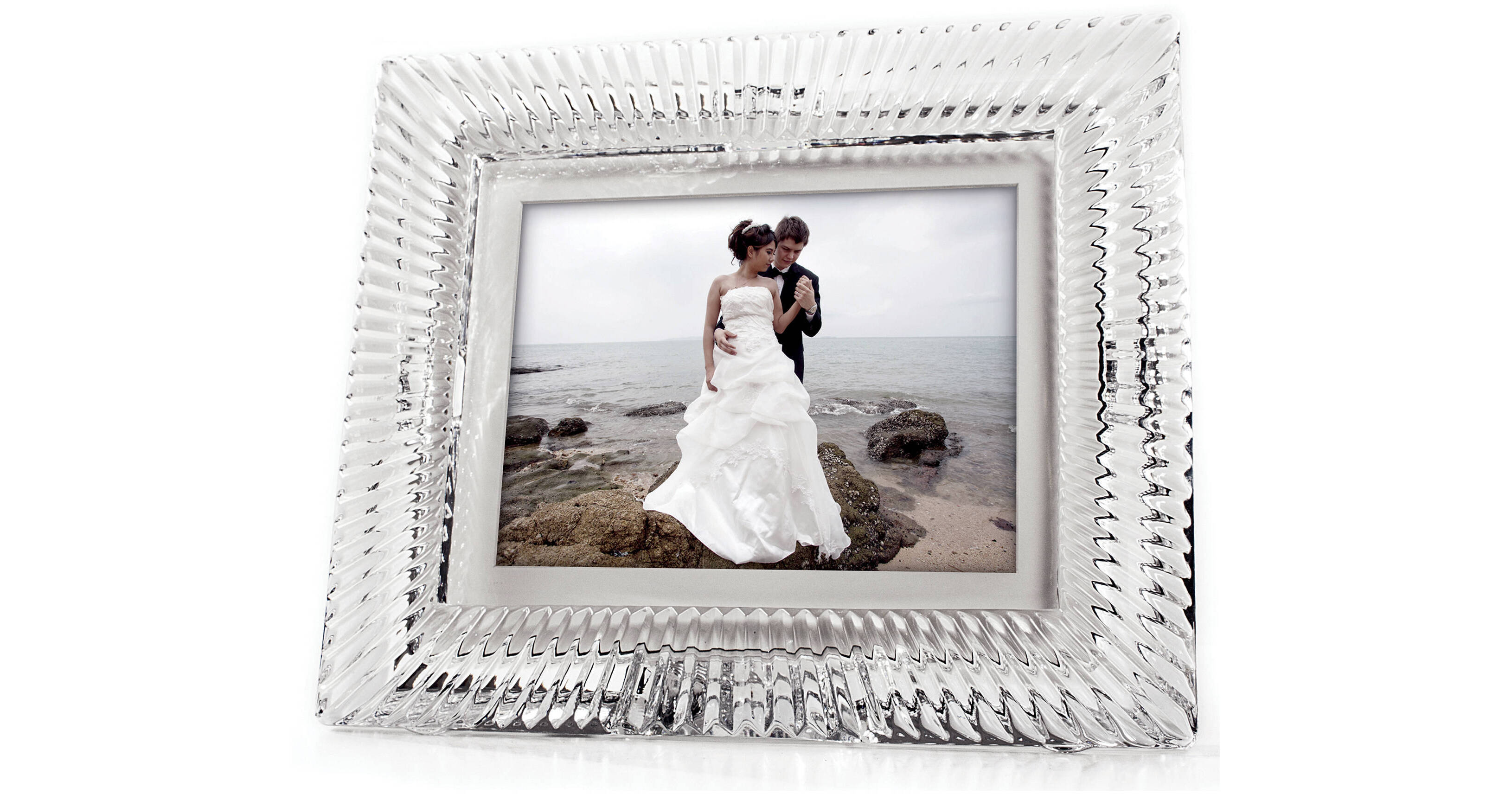 MDI 8" Waterford Crystal Digital Photo Frame MD8001 B&H Photo