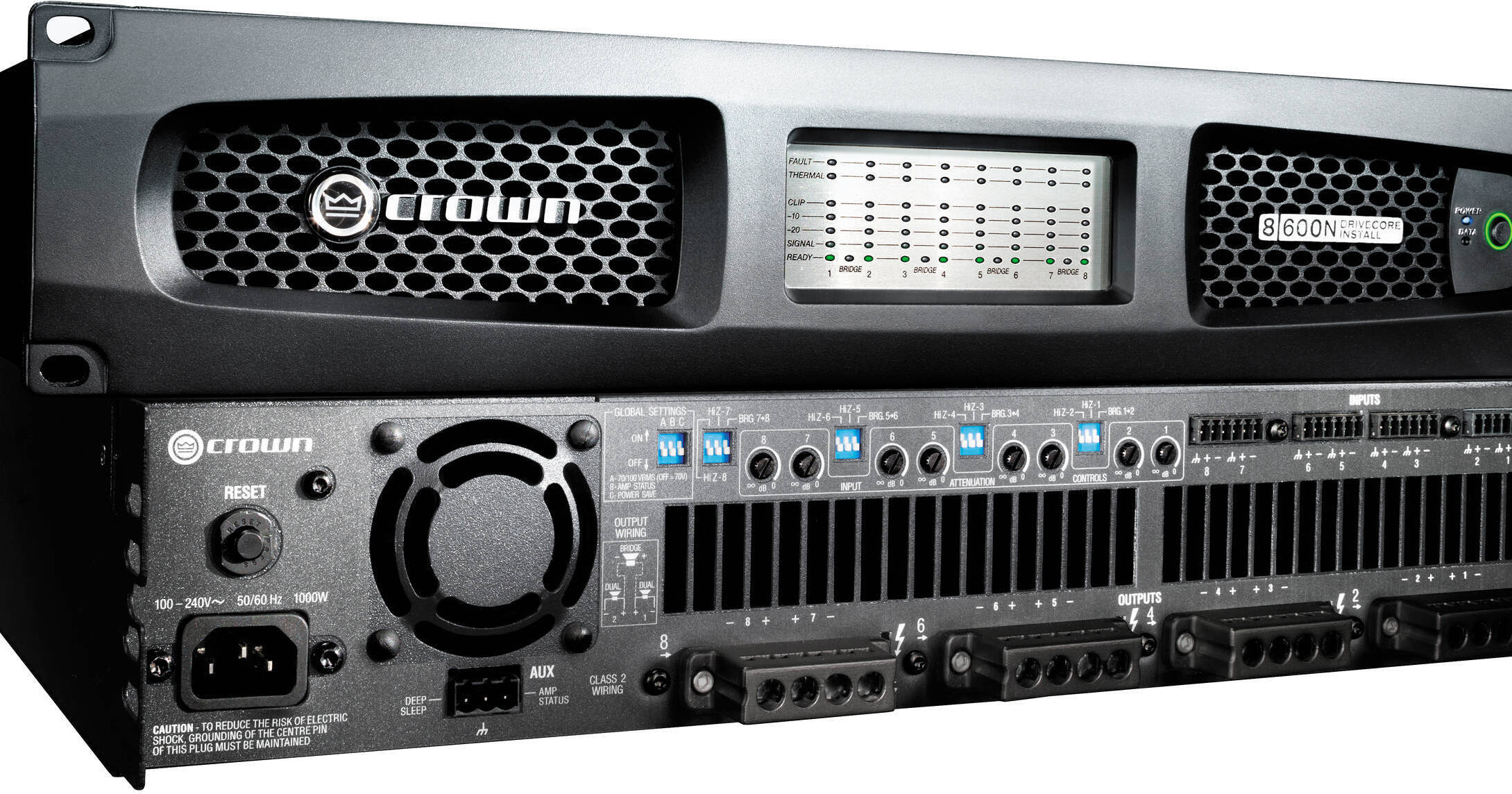 Crown Audio DCI 8|600N DriveCore Install 8-Channel 600W DCI