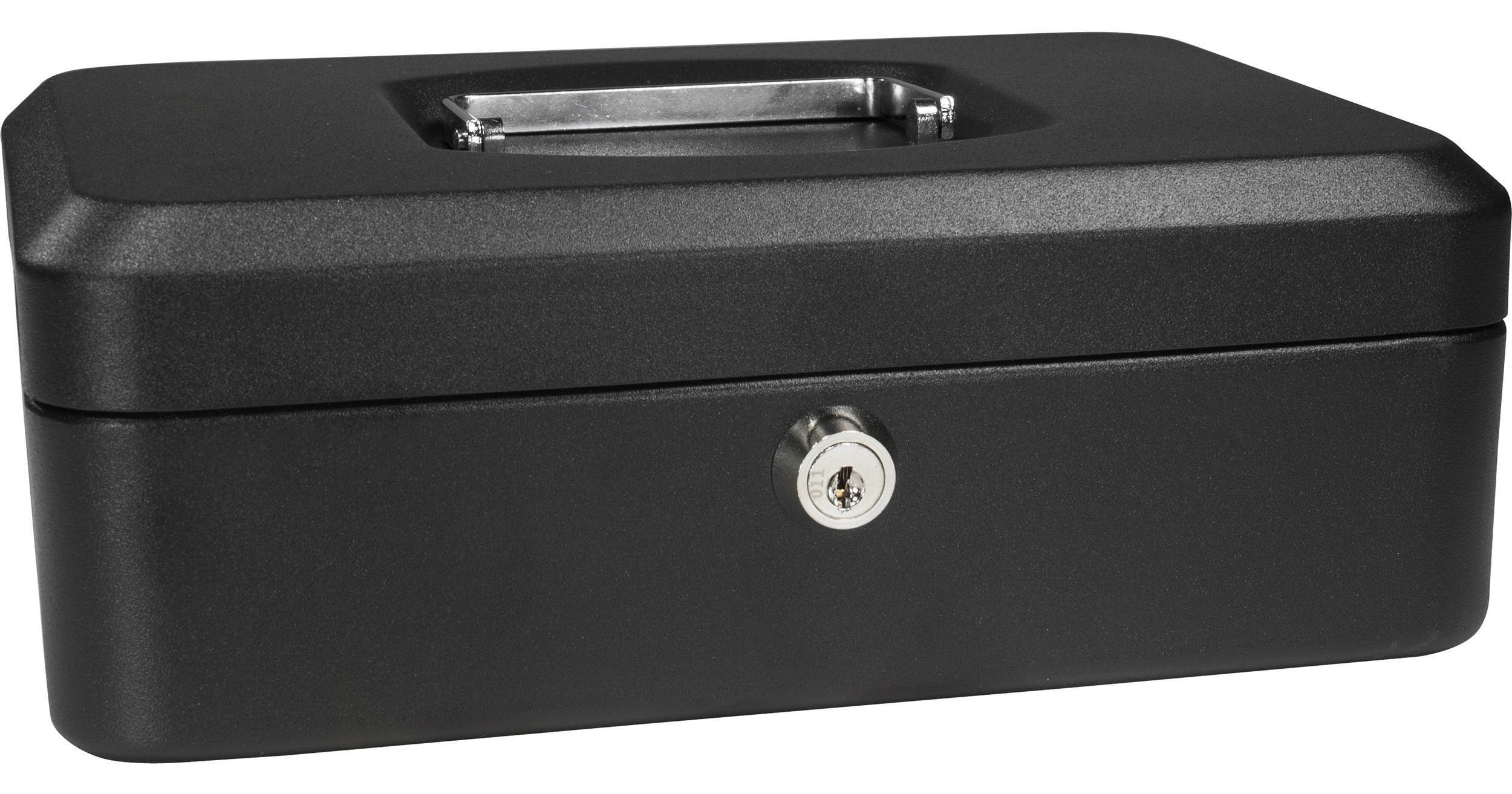 Barska 8" Cash Box with Key Lock (Black) CB11830 B&H Photo Video