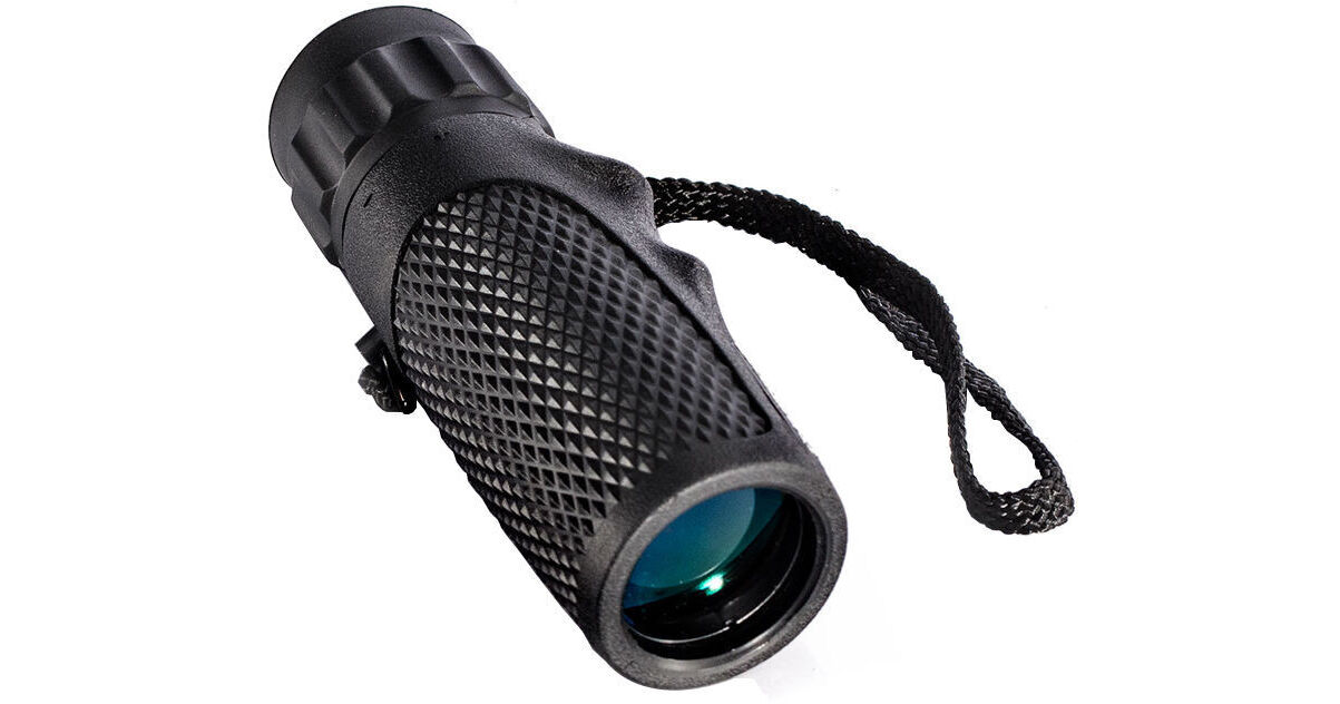 Barska 10x25 WP Blackhawk Monocular (Matte Black) AA12130 B&H