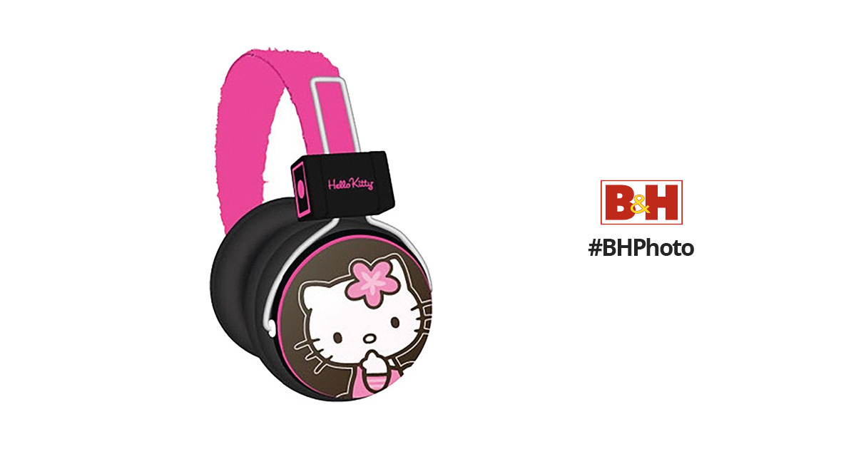 Sakar Hello Kitty HK Headphones (Pink) HK-38429 B&H Photo Video