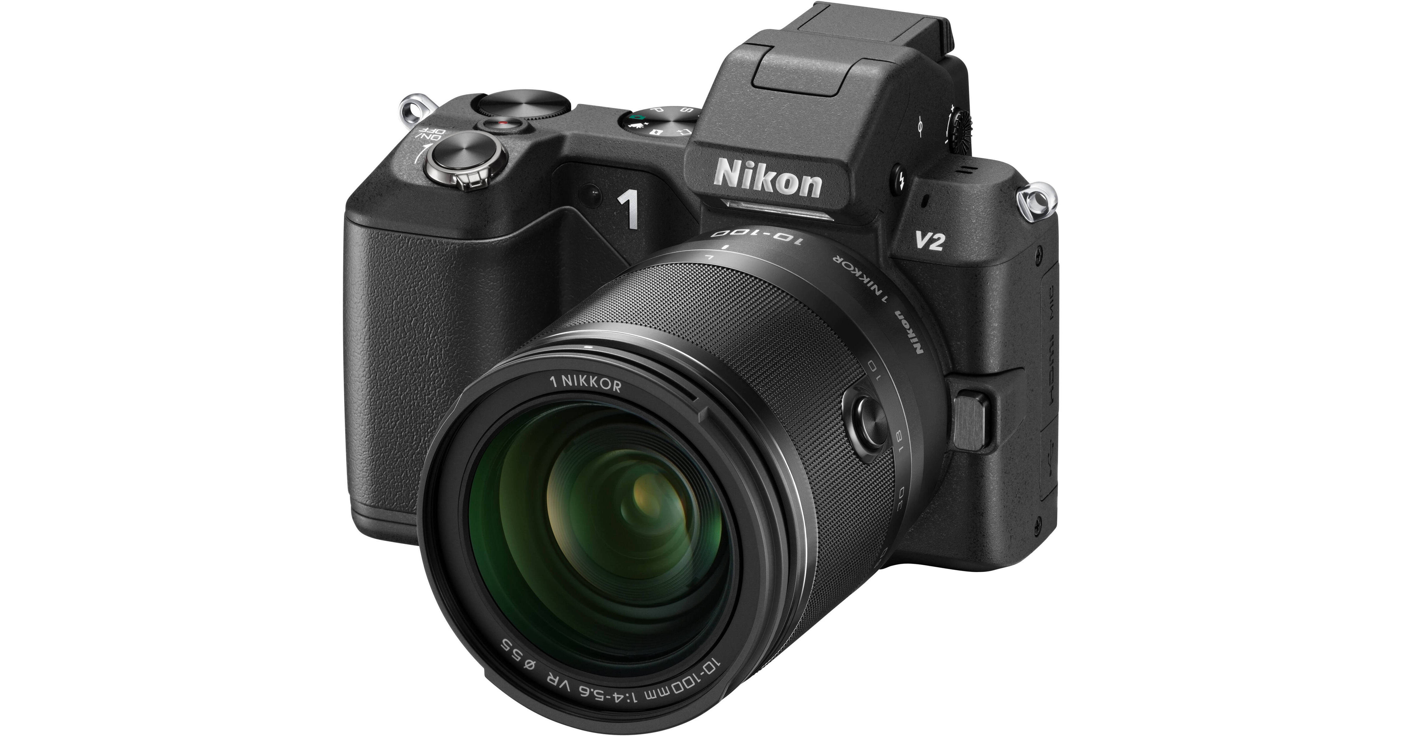 Nikon 1 V2 Mirrorless Digital Camera with 1 NIKKOR 10-100mm