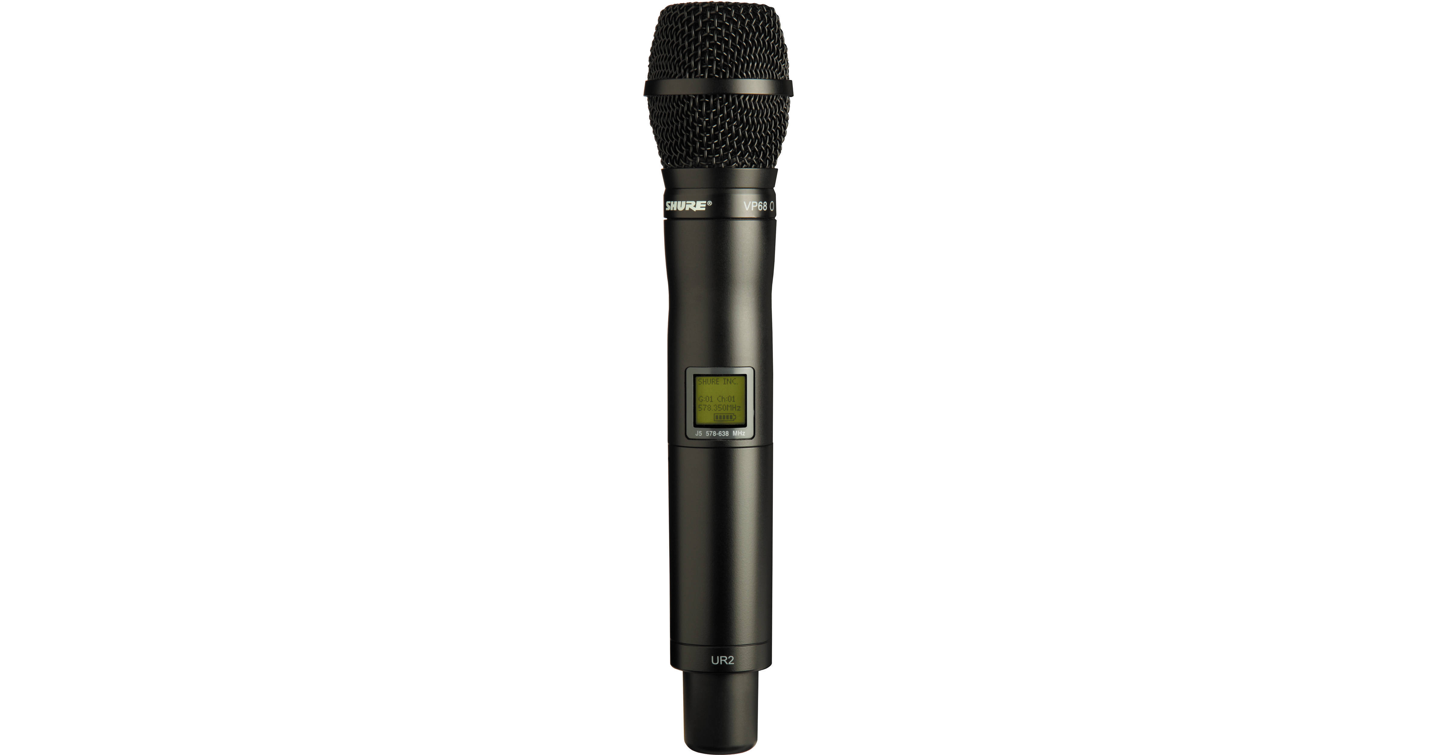 Shure UR2 Handheld Transmitter with VP68 UR2/VP68-H4 B&H Photo