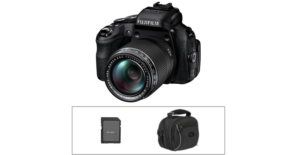 FUJIFILM FinePix HS50EXR Digital Camera Basic Kit B&H Photo