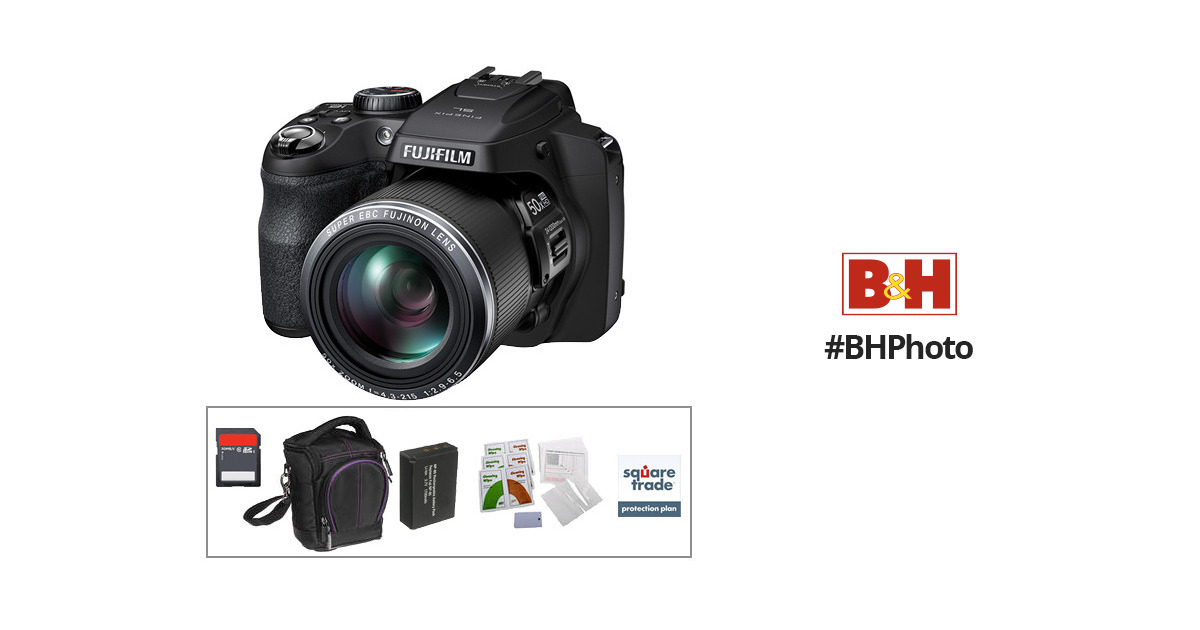 FUJIFILM FinePix SL1000 Digital Camera Deluxe Kit B&H Photo