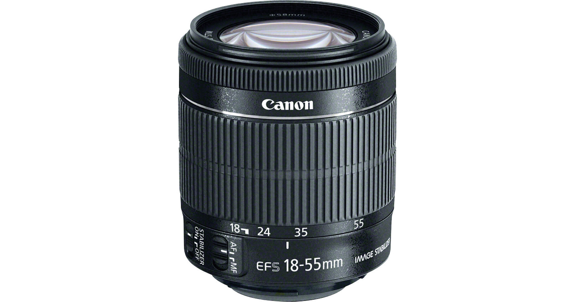 Canon EF-S 18-55mm f/3.5-5.6 IS STM Lens 8114B002 B&H Photo Video