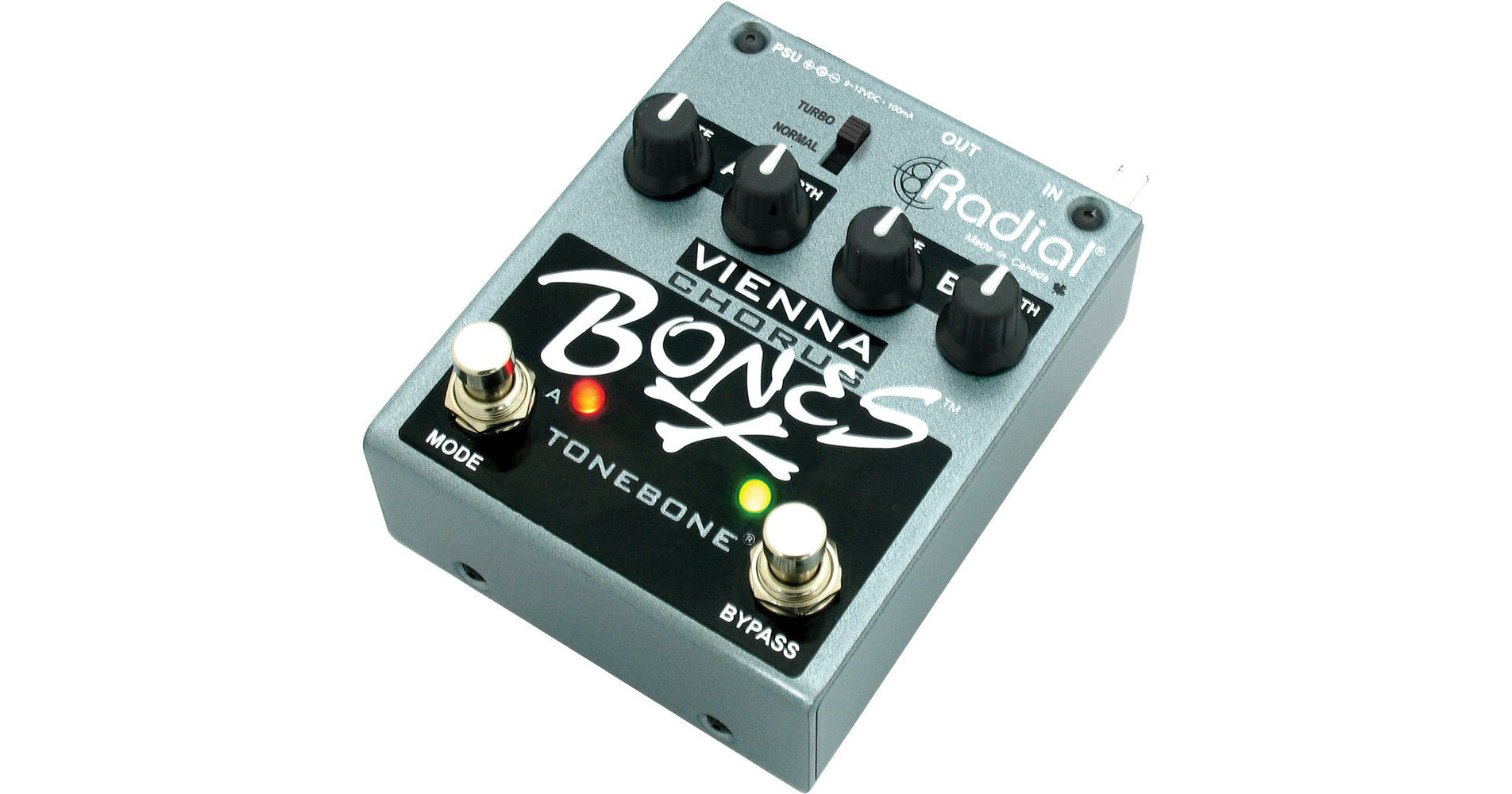 Radial Engineering Bones 2-Channel Vienna Chorus Pedal R800 7120