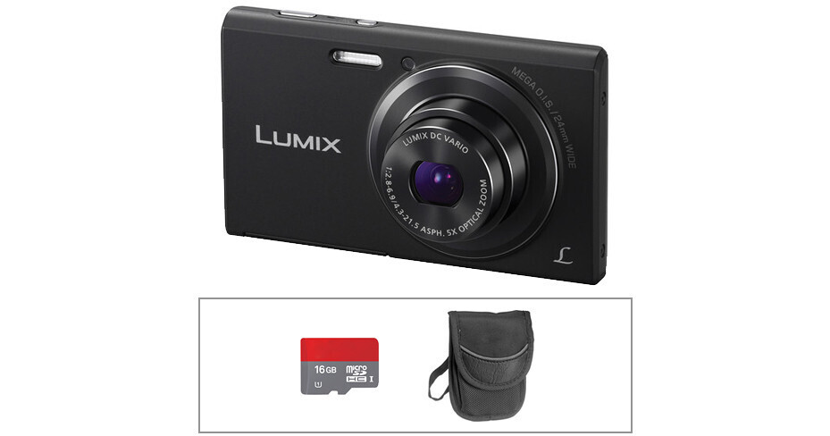 Panasonic Lumix DMC-FH10 Digital Camera Basic Kit B&H Photo