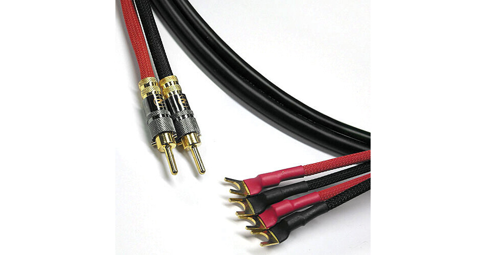 Canare 4S11 Speaker Cable 2 Banana to 4 Spade (25') CA4S112B4S25