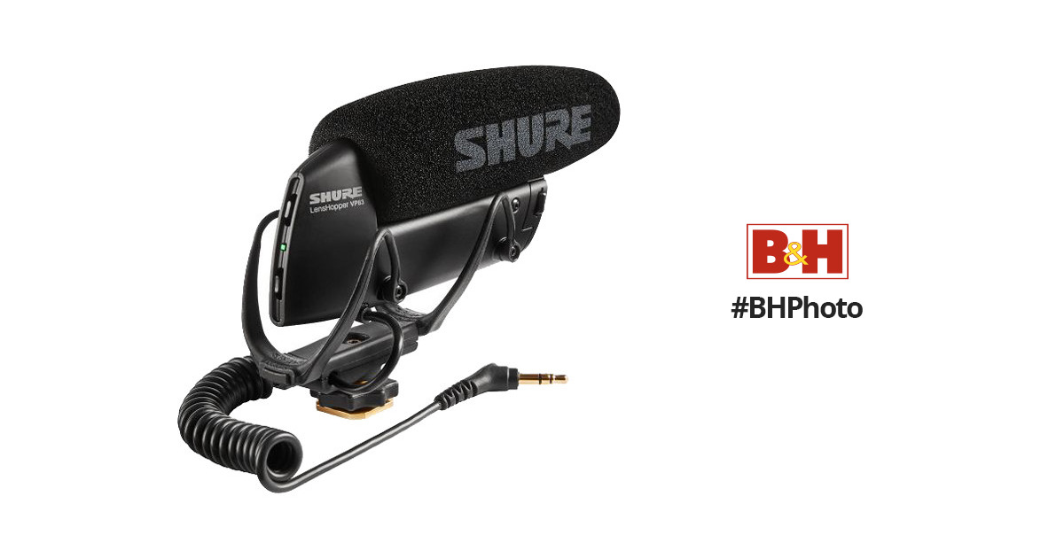 Shure VP83 LensHopper Camera-Mounted Condenser Microphone 