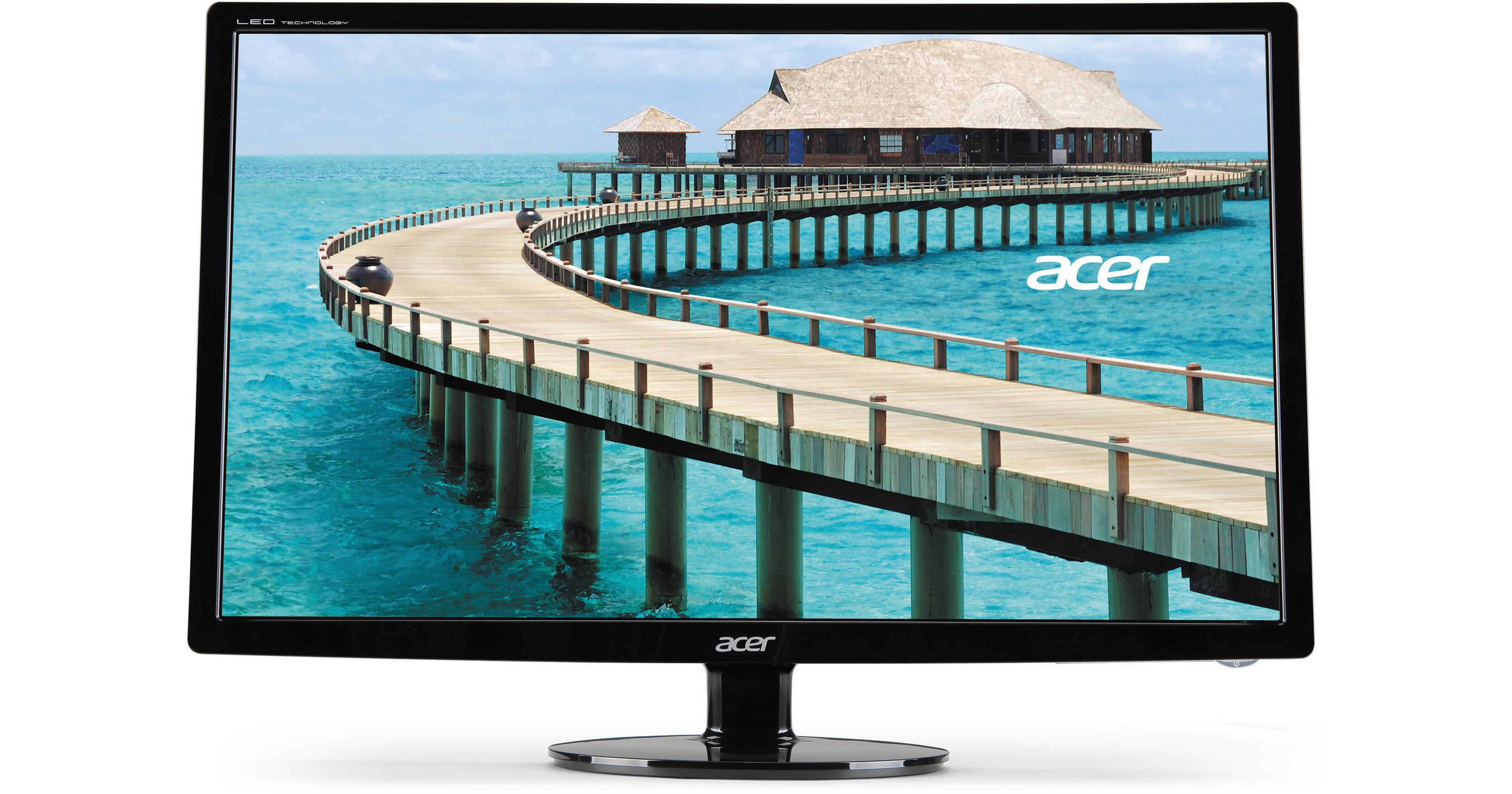 Acer S241HL bmid Widescreen 24" LEDBacklit LCD UM.FS1AA.001 B&H